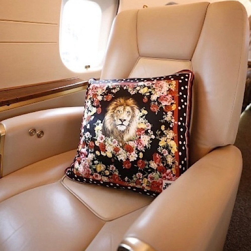 Dolce & Gabbana X Khaled Khaled Silk Pillow